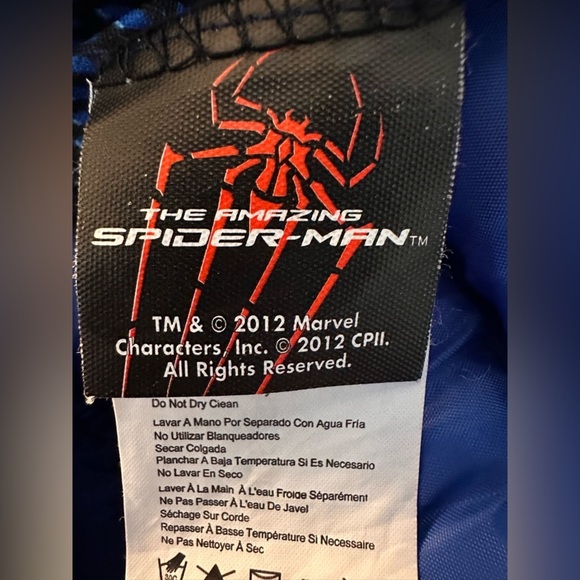 SPIDERMAN Youth Medium Muscle Bodysuit Costume Marvel Halloween - Picture 8 of 11